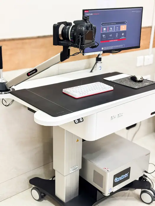 FotoFinder Aesthetics Studio imaging station in the department